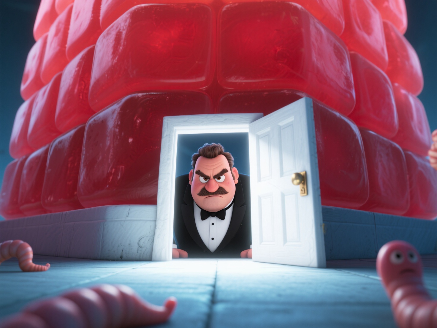 Defeat the jelly cube with chips! - Mr Bounce: Incredible Strategy - Mr Bounce