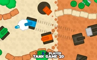 1 2 3 4 Player Tank Game 2D - game thumbnail image