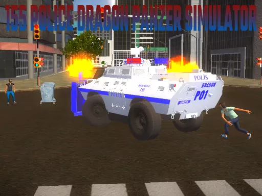 155 Police Dragon Panzer Drive - game thumbnail image