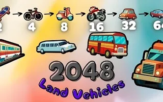 2048 Land Vehicles - game thumbnail image
