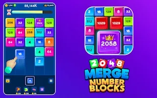 2048 Merge Number Blocks - game thumbnail image