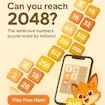 2048 Puzzle Challenge - Number Merge Mania! game thumbnail image