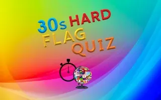 30s Hard Flag Quiz - game thumbnail image