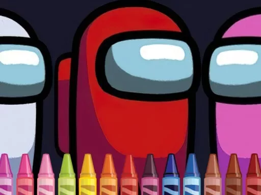 4GameGround - Among Us Coloring - game thumbnail image
