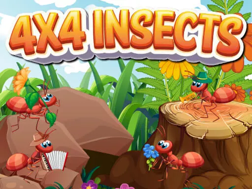 4x4 Insects - game thumbnail image