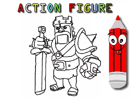 Action Figure Coloring - game thumbnail image