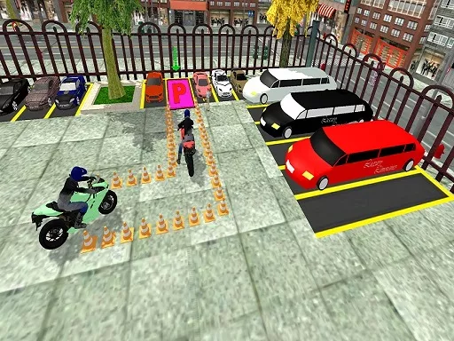 Advance Bike Parking Game - game thumbnail image