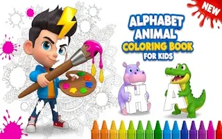 Alphabet Animal Coloring Book for Kids - game thumbnail image