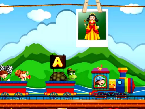 Alphabetic Train - game thumbnail image