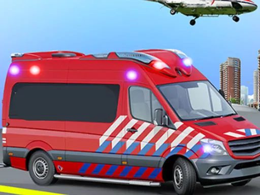 Ambulance Rescue Game Ambulance helicopter - game thumbnail image