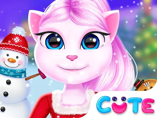 Angela Christmas Dress up Game - game thumbnail image