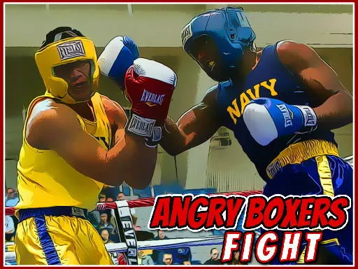 Angry Boxers Fight - game thumbnail image
