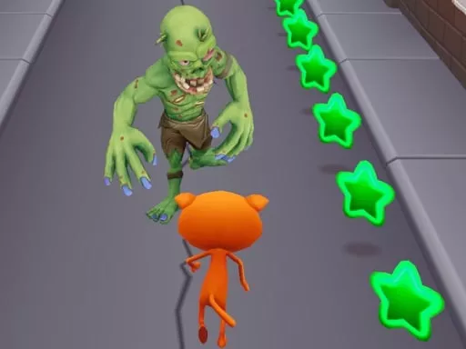 Angry Cat Run - Zombies Alley - game thumbnail image