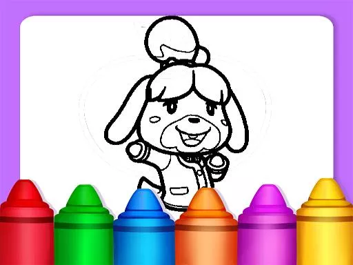 Animal Crossing Coloring Pages - game thumbnail image
