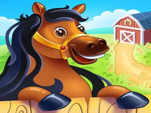 Animal Farm for Kids. Toddler games online - game thumbnail image