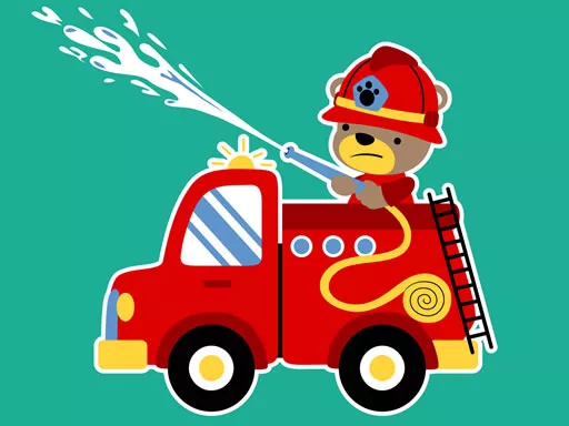 Animal Firetrucks Match 3 - game thumbnail image