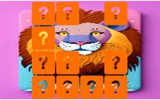 Animal Lion Memory Match - game thumbnail image