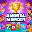 Animal Memory Match Brain Boost Challenge game thumbnail image