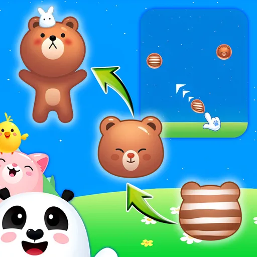 Animal Merge: Bubble Shooter game thumbnail image