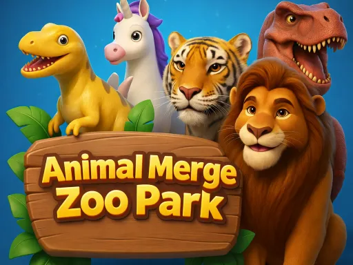 Animal Merge Zoo Park - game thumbnail image