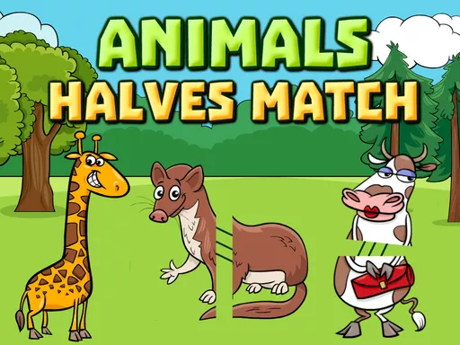 Animals Halves Match - game thumbnail image