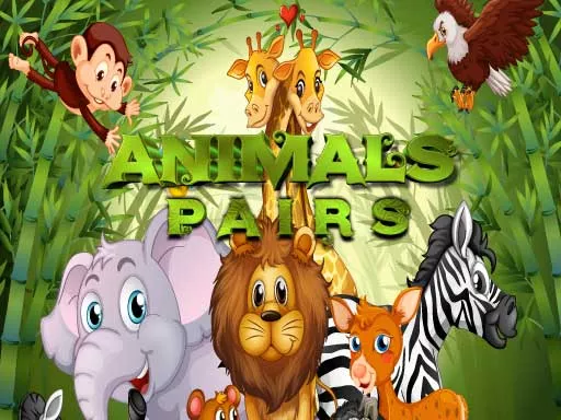 Animals Pairs Match 3 Online Game - game thumbnail image