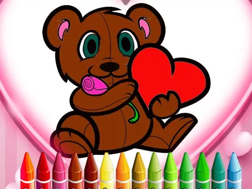 Animals Valentine Coloring - game thumbnail image