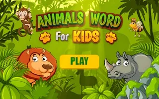 Animals Word for Kids - game thumbnail image