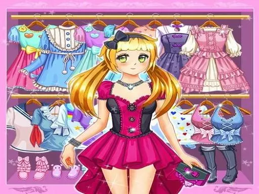 Anime &amp; Kawaii Habillage - game thumbnail image