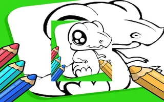 Anime Animals Coloring Pages - game thumbnail image