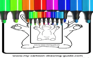 Anime Cat Girl Coloring Pages - game thumbnail image