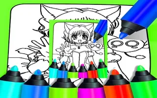 Anime Coloring Pages For Kids - game thumbnail image