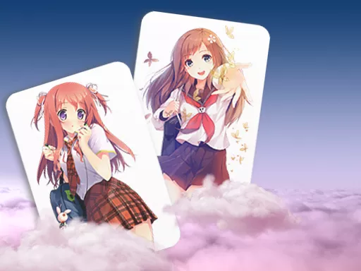 Anime Girl Card Match  - game thumbnail image
