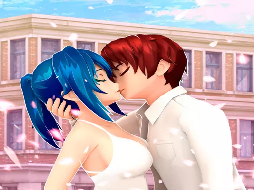 Anime High School Couple Makeover - game thumbnail image