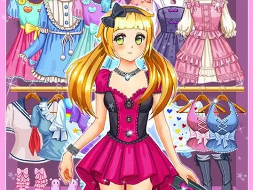 Anime Kawaii Dress Up - game thumbnail image