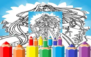 Anime Princess Coloring Pages - game thumbnail image