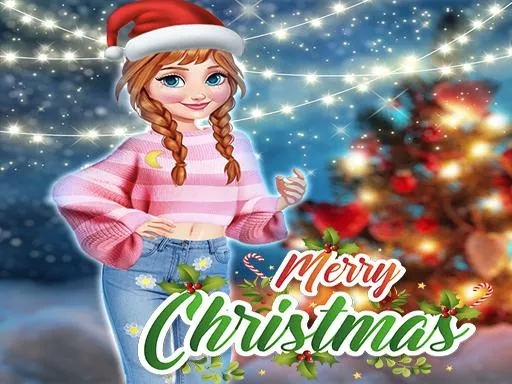 Anna Frozen Christmas Sweater Design - game thumbnail image