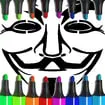 Anonymous Mask Coloring game thumbnail image