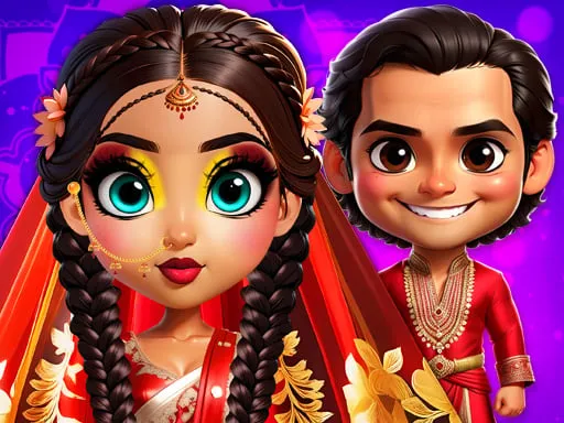 Asoka Makeup Indian Bride - game thumbnail image