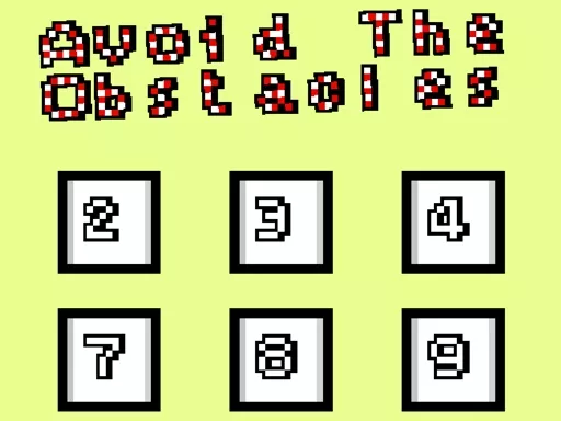 Avoid the obstacles - game thumbnail image
