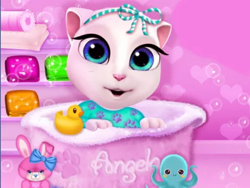 Baby Angela Bathing Time - game thumbnail image