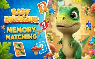 Baby Dinosaur Memory Matching - game thumbnail image