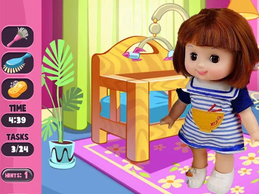 Baby Doll House Cleaning - game thumbnail image