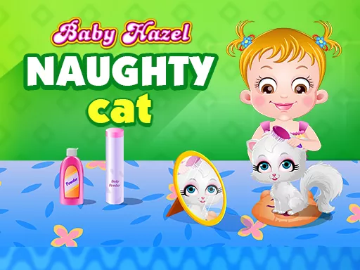 Baby Hazel Naughty Cat - game thumbnail image