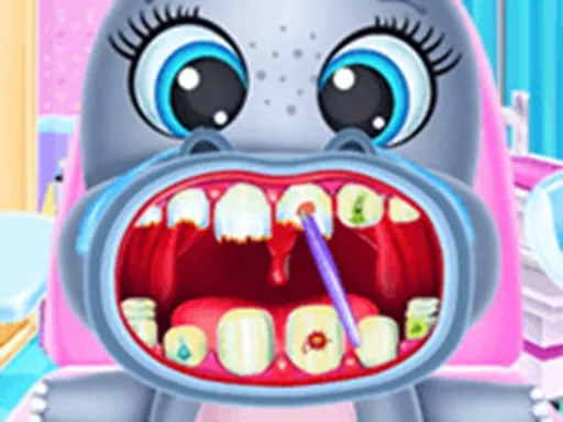 Baby Hippo Dental Care - Fun Surgery Game - game thumbnail image