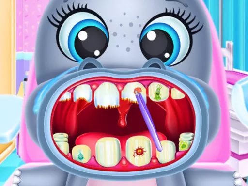 Baby Hippo Dental Care - game thumbnail image