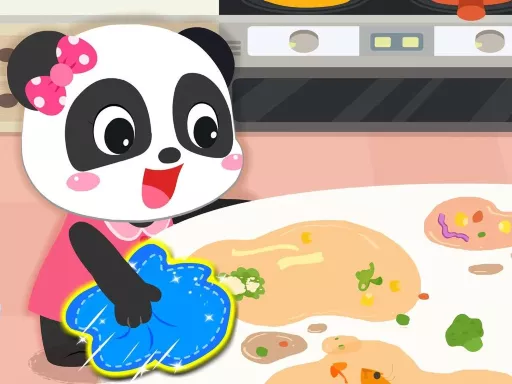 Baby Panda Cleanup - game thumbnail image