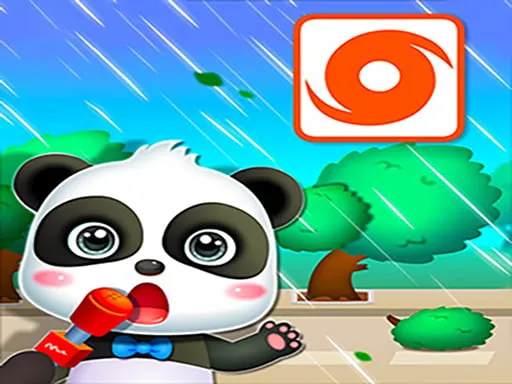 Baby Panda Hurricane Safety game thumbnail image