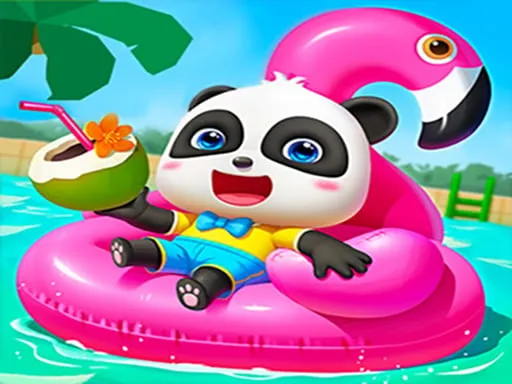 Baby Panda Summer Vacation - game thumbnail image