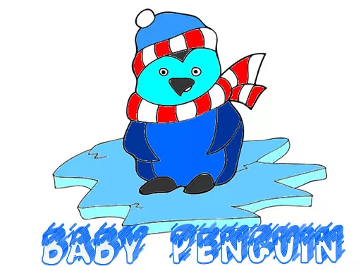 Baby Penguin Coloring - game thumbnail image